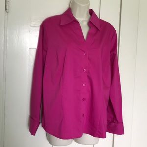 Worthington Fuchsia Blouse.